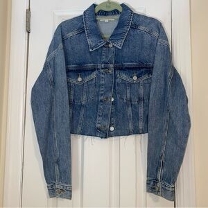 Pacsun women’s jean jacket cropped - M/L